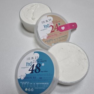 요그앤오트 그릭요거트 24 150g +  그릭요거트 48 150g + 블루베리 콤포트 — 4.5점을 준 리뷰어가 2022년 6월 올린 사용 사진