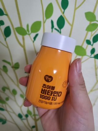 앙팡 츄어블 비타민D 1000 IU 130mg x 90정 — 5점을 준 리뷰어가 2022년 10월 올린 사용 사진