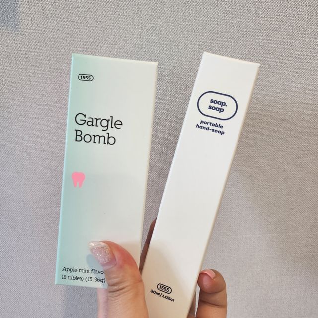 양치 가글을 한 번에 2in1 가글밤(개별포장형) + 소프소프 핸드워시 2종 SET 리뷰 사진