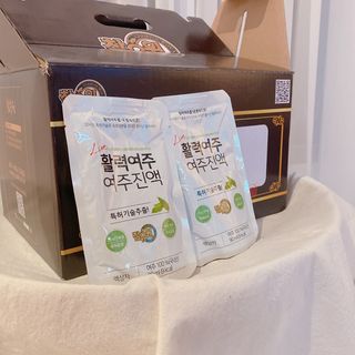 참유원 특허제조 활력 여주진액 여주즙 50포 — 5점을 준 리뷰어가 2022년 1월 올린 사용 사진