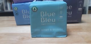 블루블루 유기농 순면 커버 생리대 — 5점을 준 리뷰어가 2021년 1월 올린 사용 사진