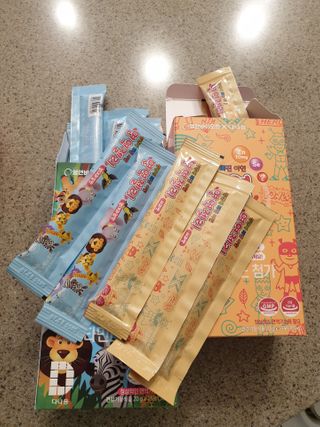 다나음 셀렌에 빠진 아연면역젤리 열대과일맛+사과맛 — 5점을 준 리뷰어가 2021년 2월 올린 사용 사진