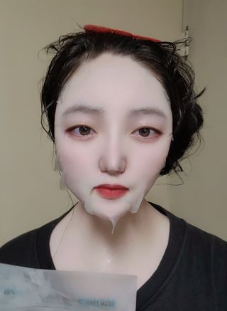 에이스노 레스큐 이미디에이트 수딩 시트마스크 — 5점을 준 리뷰어가 2021년 12월 올린 사용 사진