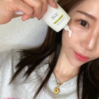 아이레시피 모이스트터치 스포츠 선밀크 50ml (SPF50+ PA+++) — 5점을 준 리뷰어가 2023년 7월 올린 사용 사진