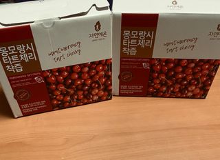 자연에온 몽모랑시 타트체리 착즙 100mL 10개입 2BOX — 4.5점을 준 리뷰어가 2020년 12월 올린 사용 사진