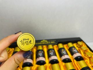 서울약사신협_프리미엄황삼골드_3.75g x 12환+75mgx12병 — 5점을 준 리뷰어가 2021년 1월 올린 사용 사진