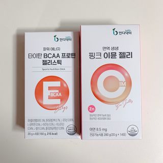 인디닥터 면역 생생 핑크 이뮨 젤리 + 타이탄 BCAA 프로틴 젤리스틱 — 5점을 준 리뷰어가 2022년 6월 올린 사용 사진