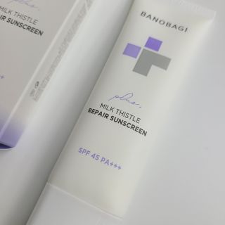 바노바기 코스메틱 바노바기 밀크씨슬 리페어 시카 선스크린 플러스 50ml — 5점을 준 리뷰어가 2023년 1월 올린 사용 사진