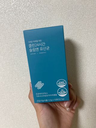 클린24시간 슬림앤유산균 1박스 (3.5g X 15포) — 5점을 준 리뷰어가 2022년 10월 올린 사용 사진