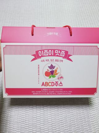 본황칠 이즙이 맛즙 ABC주스 30EA — 5점을 준 리뷰어가 2022년 8월 올린 사용 사진
