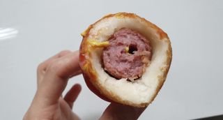 오마뎅 한우핫도그 — 5점을 준 리뷰어가 2021년 6월 올린 사용 사진