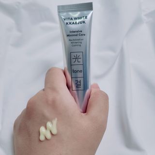 [NEW_버진팜스 깨죽크림] 쓱- 바르면 잡티가 사라지는 광/톤/결 비타민크림 — 5점을 준 리뷰어가 2021년 9월 올린 사용 사진
