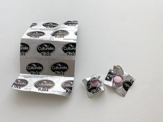 컬처렐 LGG 어린이 유산균 키즈츄어블 1개월분 — 4점을 준 리뷰어가 2021년 1월 올린 사용 사진