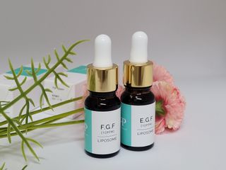 랑팡 EGF+FGF 10ppm 리포좀 앰플 원액 10ml — 4.5점을 준 리뷰어가 2021년 12월 올린 사용 사진