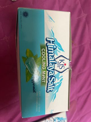 마요라 히말라야 솔트 캔디 2종-페퍼민트 맛, 라임민트 맛 — 5점을 준 리뷰어가 2023년 1월 올린 사용 사진