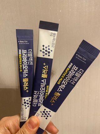 메이준뉴트리 더블액션 프리바이오틱스 플러스+ — 5점을 준 리뷰어가 2021년 4월 올린 사용 사진