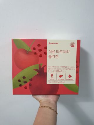 서울약사신협_석류 타트체리 콜라겐_10g x 30포 — 4점을 준 리뷰어가 2021년 7월 올린 사용 사진