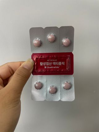 [리노브] 4세대 활성엽산 액티폴릭 270mg x 30정 — 5점을 준 리뷰어가 2022년 8월 올린 사용 사진