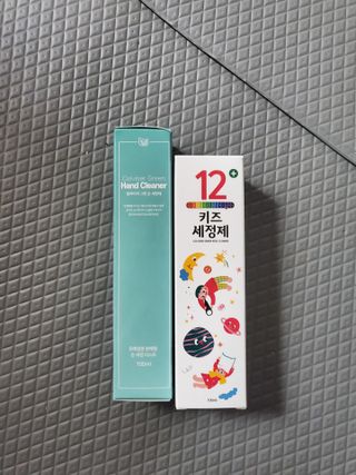 셀바이져 항균 스프레이 핸드워시 + 키즈세정제 SET — 3점을 준 리뷰어가 2021년 3월 올린 사용 사진