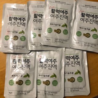 참유원 특허제조 활력 여주진액 여주즙 50포 — 5점을 준 리뷰어가 2022년 1월 올린 사용 사진