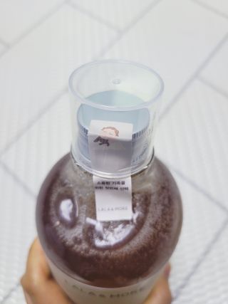 라라앤모어 유아 액체세제+세탁기클리너 — 5점을 준 리뷰어가 2022년 3월 올린 사용 사진