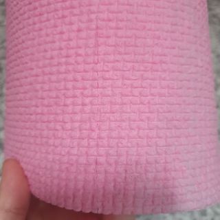 위케어 일회용 향균 수세미 50매 2롤 세트 총 100매 Pink — 5점을 준 리뷰어가 2021년 2월 올린 사용 사진