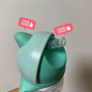 유비맘 트라이탄 코니빨대컵_컬러 랜덤 발송 — 5점을 준 리뷰어가 2020년 12월 올린 사용 사진
