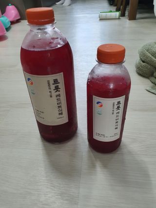 트롯전통식혜 트롯레드비트식혜 1리터 +500리터 — 5점을 준 리뷰어가 2021년 5월 올린 사용 사진