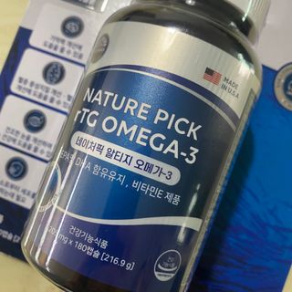 서울약사신협 네이처픽_알티지오메가3_1,205mg x 180캡슐 — 4.5점을 준 리뷰어가 2021년 9월 올린 사용 사진