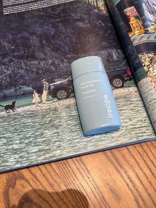 아이레시피 마일드 히알루로닉 모이스트 업 선스크린 SPF50+ PA++++ — 5점을 준 리뷰어가 2023년 6월 올린 사용 사진