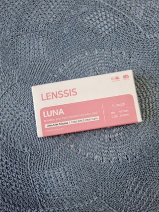 렌시스 LENSSIS [ 렌시스 ] 영롱한 색감의 혼혈렌즈 ＃루나시리즈 1개월용 ｜ 3컬러 중 택1 ｜ — 5점을 준 리뷰어가 2021년 7월 올린 사용 사진