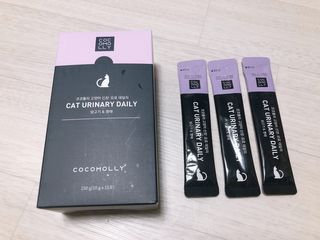 코코몰리 고양이 구강• 헤어볼 데일리 /신장• 요로 데일리 — 5점을 준 리뷰어가 2021년 1월 올린 사용 사진