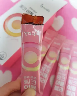 [인디닥터] 면역 생생 핑크 이뮨 젤리 — 4점을 준 리뷰어가 2022년 5월 올린 사용 사진