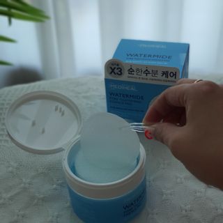 메디힐 워터마이드 포어 타이트닝 에센스 패드 — 5점을 준 리뷰어가 2021년 6월 올린 사용 사진