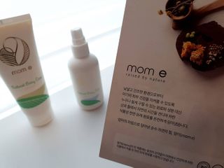 mom e 맘이 내추럴 베이비 케어 크림+바디오일 — 5점을 준 리뷰어가 2021년 1월 올린 사용 사진