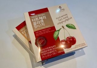 자연에온 가득담은 몽모랑시 타트체리 콜라겐 젤리스틱 — 5점을 준 리뷰어가 2021년 1월 올린 사용 사진