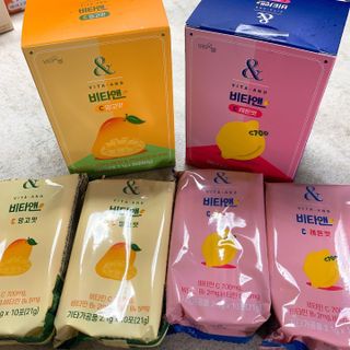 비타앤C 레몬맛, 망고맛 — 4점을 준 리뷰어가 2021년 7월 올린 사용 사진
