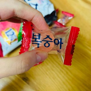 청포도캔디 복숭아캔디 — 5점을 준 리뷰어가 2022년 11월 올린 사용 사진