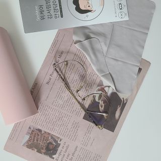 위케어 김서림방지 안경닦이 안티포그 극세사클리너 — 5점을 준 리뷰어가 2021년 2월 올린 사용 사진