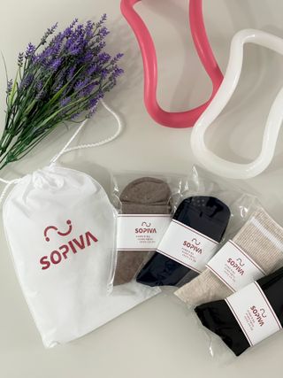 SOPIVA 소피바 요가,필라테스 양말 — 4.5점을 준 리뷰어가 2021년 8월 올린 사용 사진