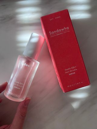 산다화 더블 이펙트 안티 링클 세럼 50ml — 5점을 준 리뷰어가 2022년 12월 올린 사용 사진