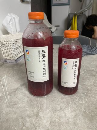 트롯전통식혜 트롯레드비트식혜 1리터 +500리터 — 5점을 준 리뷰어가 2021년 5월 올린 사용 사진