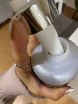 비어멕 독일맥주효모 천연탈모샴푸 — 4점을 준 리뷰어가 2021년 1월 올린 사용 사진