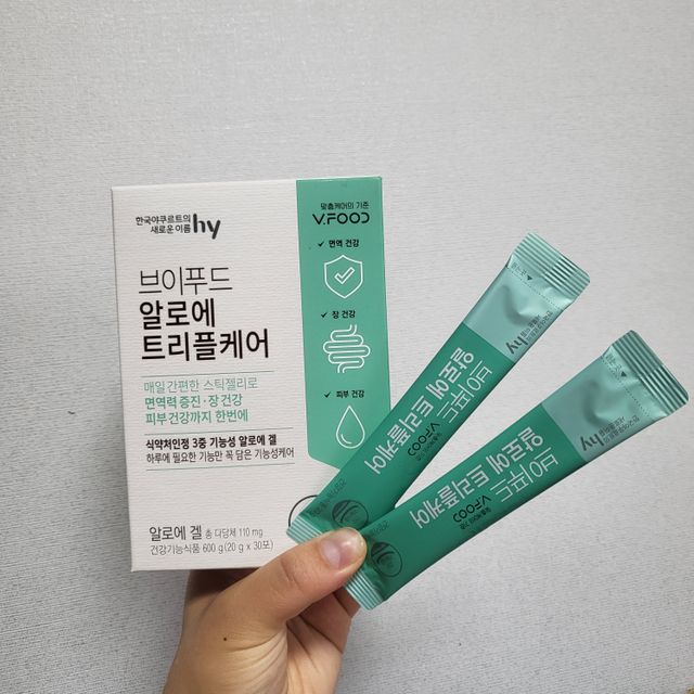 브이푸드 알로에 트리플케어 리뷰 사진