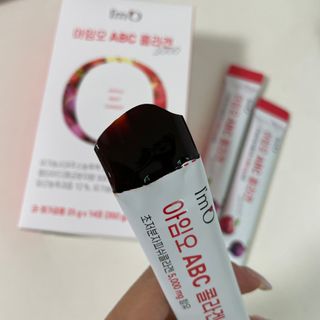 아임오 ABC 콜라겐 젤리 14포 — 4.5점을 준 리뷰어가 2021년 8월 올린 사용 사진