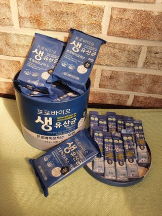 서울약사신협_프로바이오생유산균_2.5G x 100포 — 5점을 준 리뷰어가 2021년 2월 올린 사용 사진