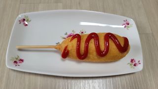 오마뎅 한우핫도그 — 4점을 준 리뷰어가 2021년 5월 올린 사용 사진