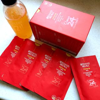클린24시간 레드박스 1BOX(5포) + 전용보틀(500ml) — 5점을 준 리뷰어가 2024년 3월 올린 사용 사진