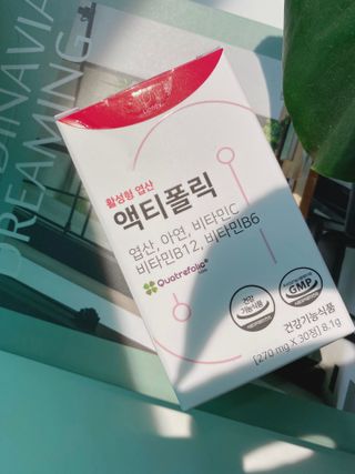 [리노브] 4세대 활성엽산 액티폴릭 270mg x 30정 — 5점을 준 리뷰어가 2022년 7월 올린 사용 사진