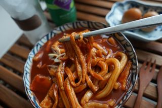[푸딩팩토리] 요즘누들떡볶이540g + 매콤누들떡볶이 470g — 5점을 준 리뷰어가 2022년 9월 올린 사용 사진